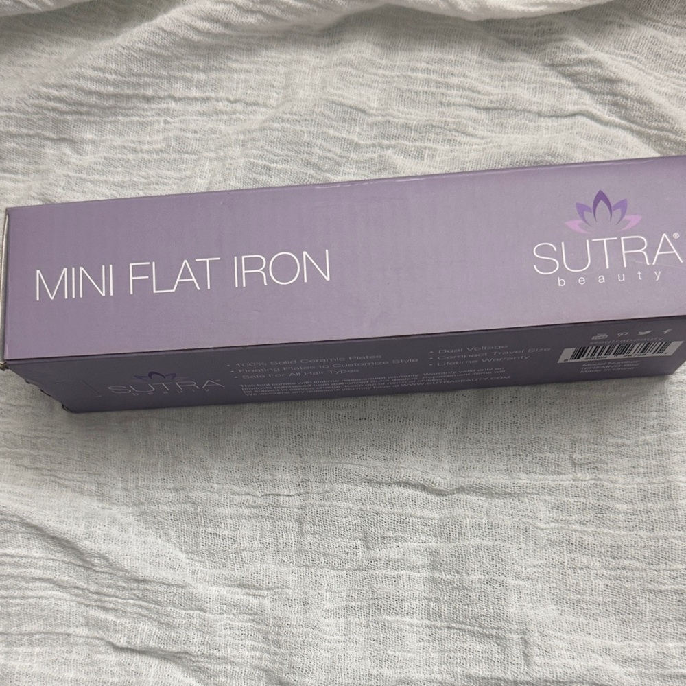 Sutra Beauty Mini Flat Iron - Purple